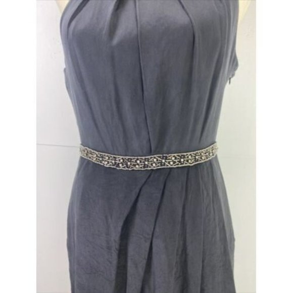 Forever New Size 10 Women's Dress Black Party Cocktail Beaded 100% SILK - Picture 3 of 12